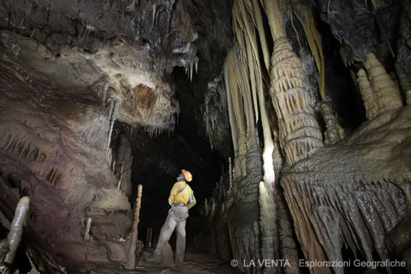 Galleria concrezionata (foto Pier Paolo Porcu)